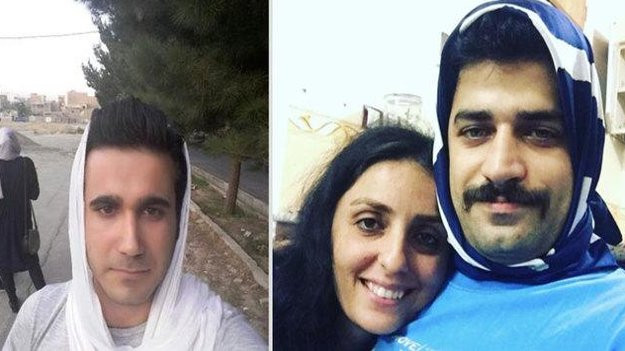 İranlı erkeklerden başörtüsü dayatmasına 'örtülü' destek
