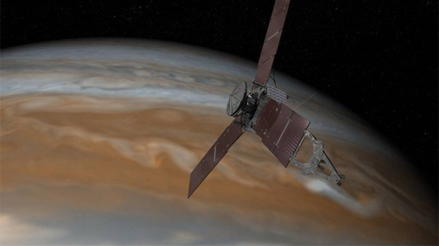 Juno 5 yıl sonra Jüpiter'in yörüngesinde