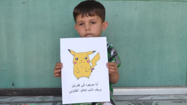 Suriyeli çocuklar da 'Pokemon' gibi bulunmak istiyor