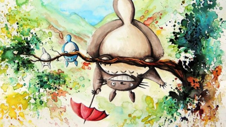 Miyazaki filmleri suluboya tablosu oldu - Sayfa 1