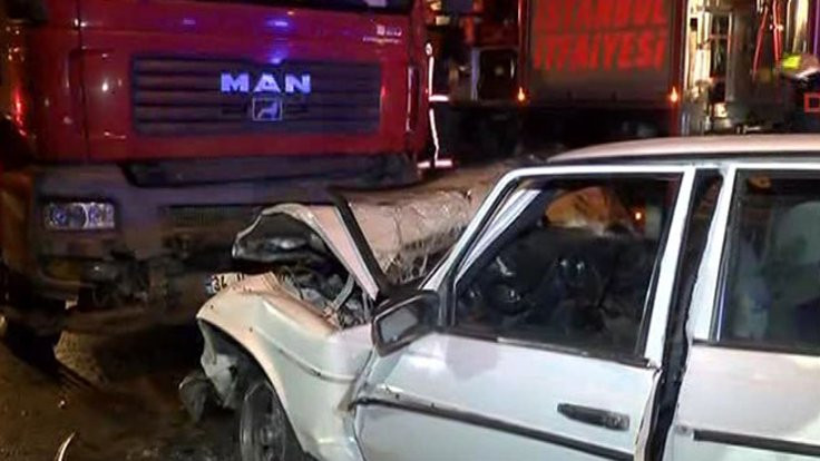 Başakşehir'de kaza: 3 ölü, 3 yaralı
