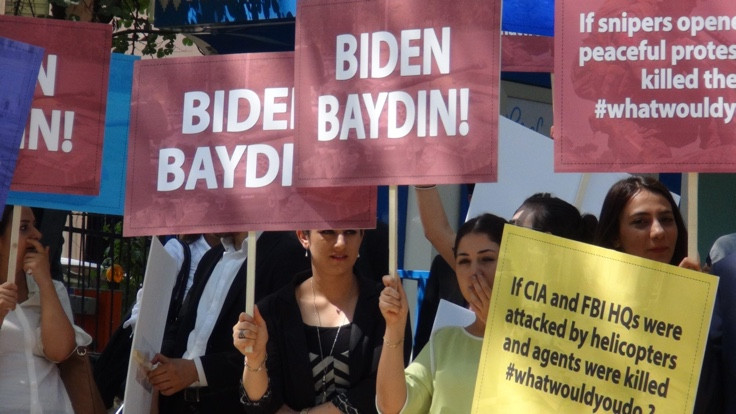 Ankara'da ‘Biden baydın’ protestosu