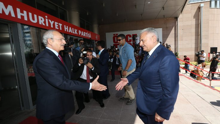 Başbakan Yıldırım'dan CHP'ye ziyaret