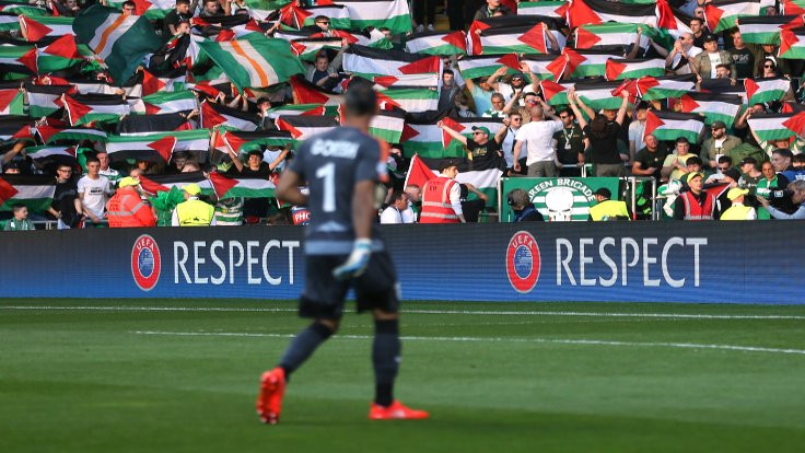 Filistinlilerden Celtic'e teşekkür