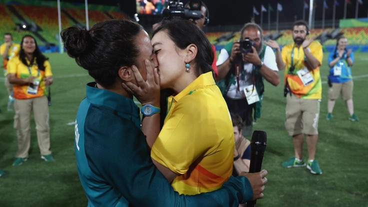 Olimpiyatlar'da lezbiyen evlilik teklifi