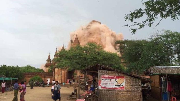 İtalya'dan sonra Myanmar'da da deprem oldu