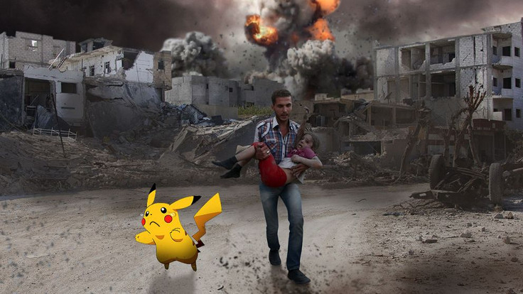 Pokemonlar, Suriye'de savaşa karşı
