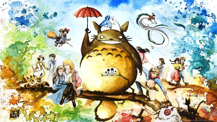 Miyazaki karakterleri tablo oldu