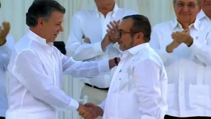 Kolombiya'da yeni barış anlaşması
