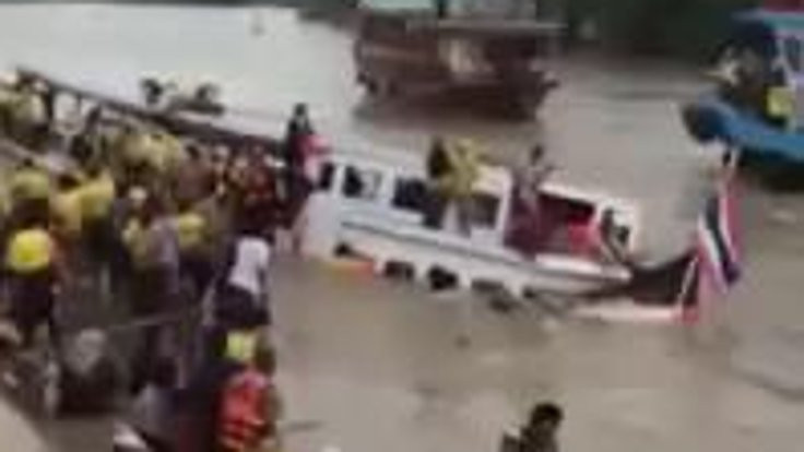 Tayland'da feribot kazası