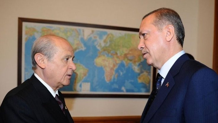 Erdoğan, Bahçeli ile 1 saat görüştü
