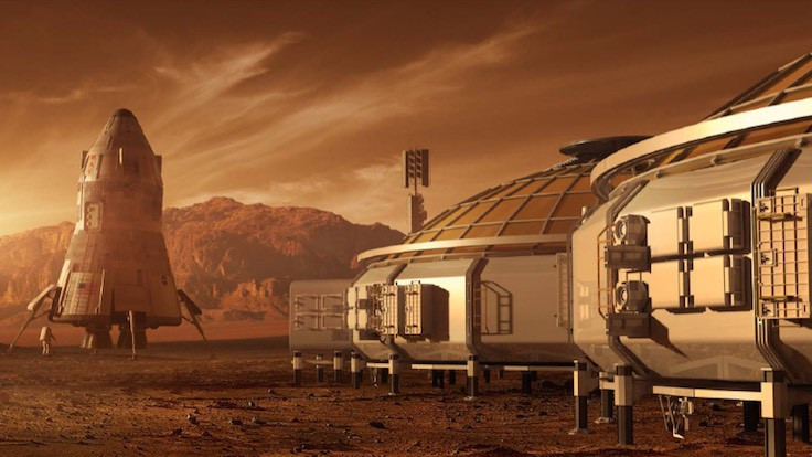 Mars evi görücüye çıktı