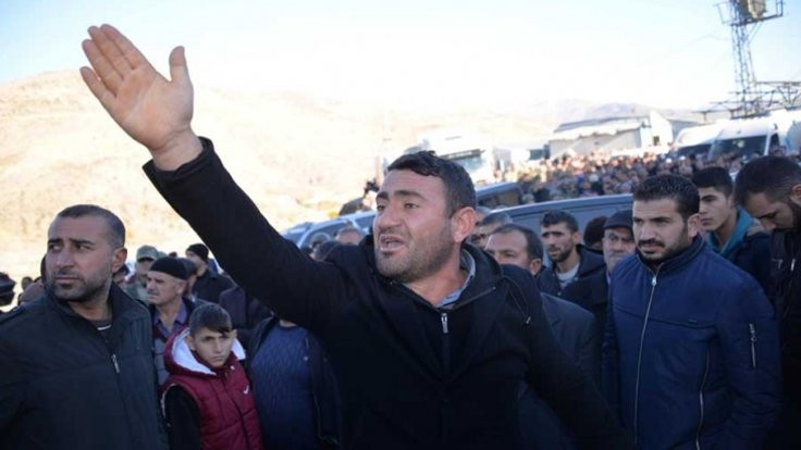 Bakanı protesto eden işçi yakınları gözaltına alındı