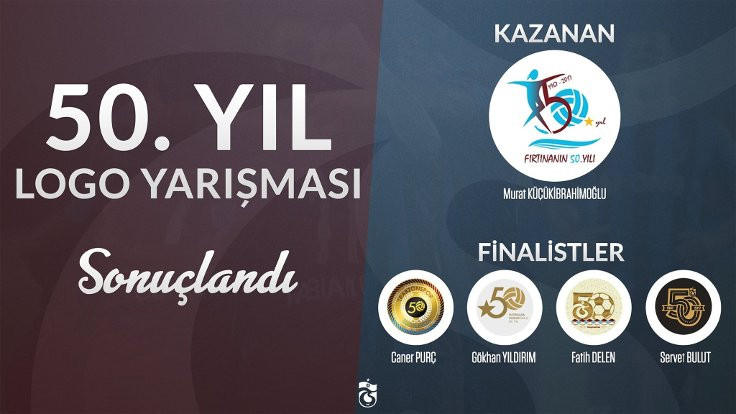 Trabzonspor'un 50'nci yıl logosu seçildi
