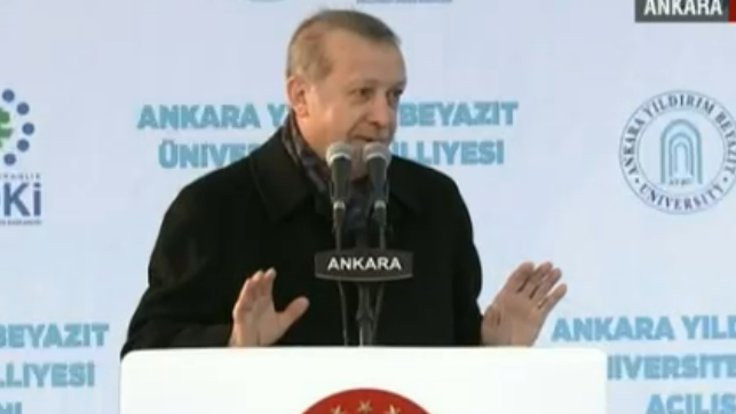 Erdoğan kürsüden Gökçek'e seslendi: Öğrenciler yapılmadı diyor?