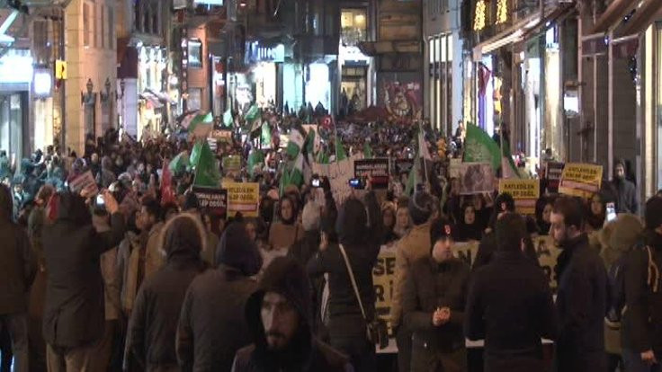 Hizb-ut Tahrir'den Beyoğlu'nda eylem