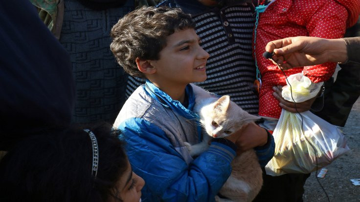 Halep'te 47 yetim çocuk kurtarıldı