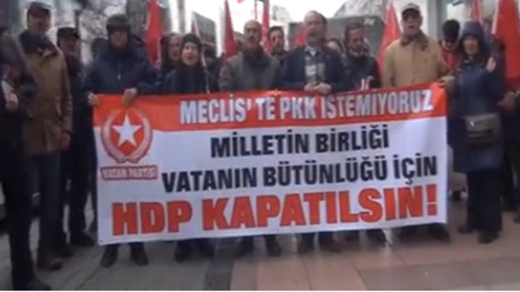 'HDP kapatılsın' eylemi!