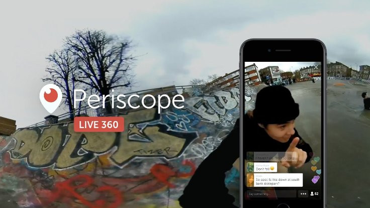 Periscope'ta 360 derece canlı yayın