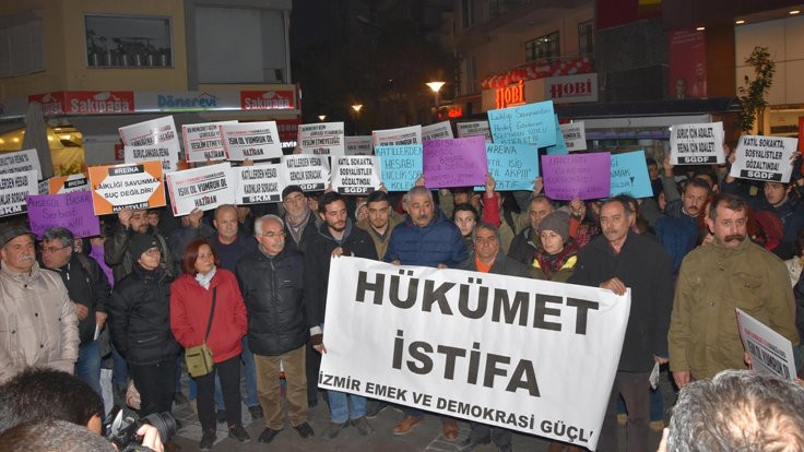 Reina saldırısı İzmir'de protesto edildi