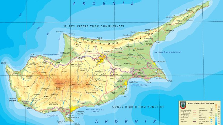 Kıbrıs'ta yeni harita masada
