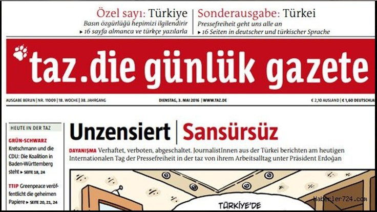 Alman Taz gazetesi Türkçe yayına başladı