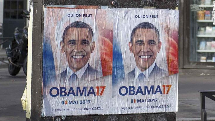 Fransa'da "Başkan Obama" kampanyası
