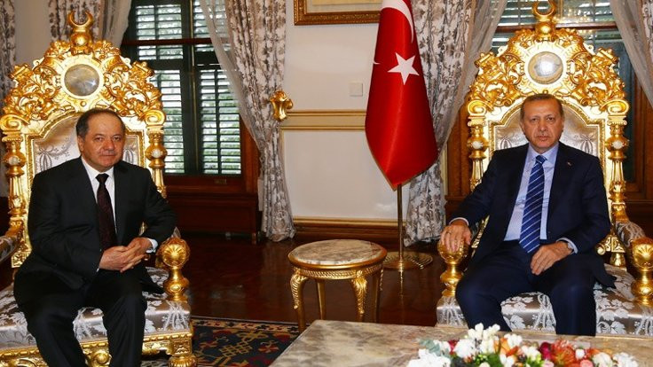 Erdoğan İstanbul'da Barzani'yle görüştü