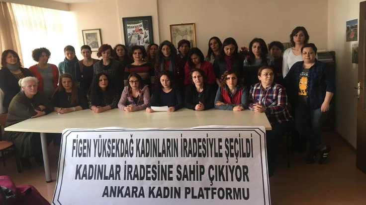 Ankara Kadın Platformu'ndan Yüksekdağ'a destek
