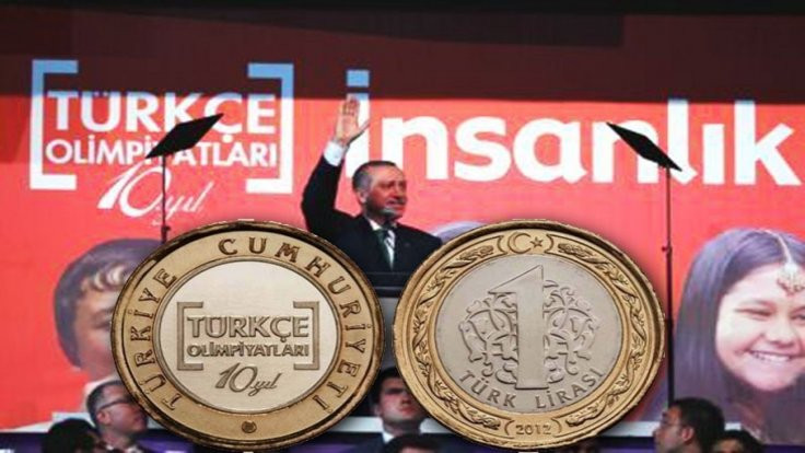 Türkçe Olimpiyatları parası basılmış
