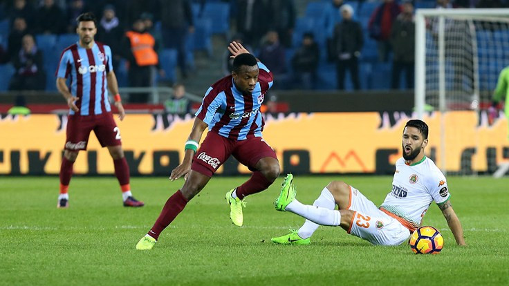 Trabzonspor'un 4 maçlık serisi sona erdi