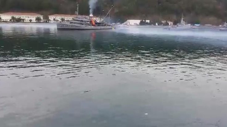 Beykoz'da denize yakıt karıştı
