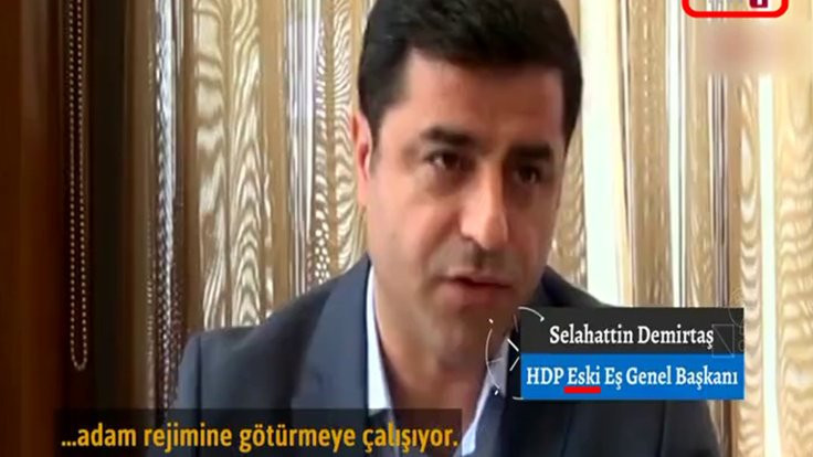 HDP'den TRT'ye Demirtaş tepkisi
