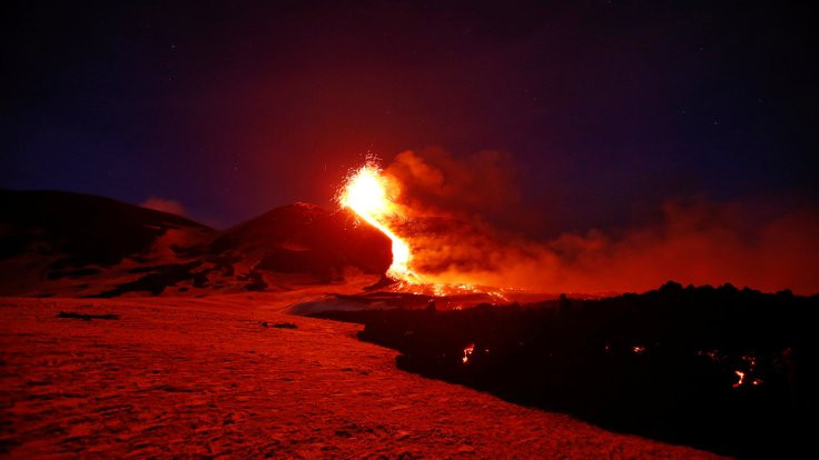 Etna'nın patlama anları görüntülendi - Sayfa 1