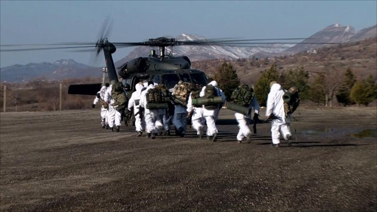 Lice'de 4 tabur asker 17 helikopterle operasyon