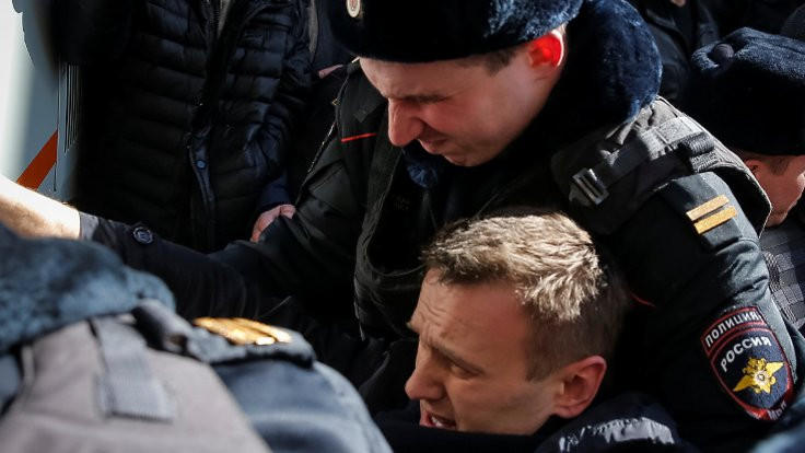 Rusya'da muhalif eylemciye gözaltı