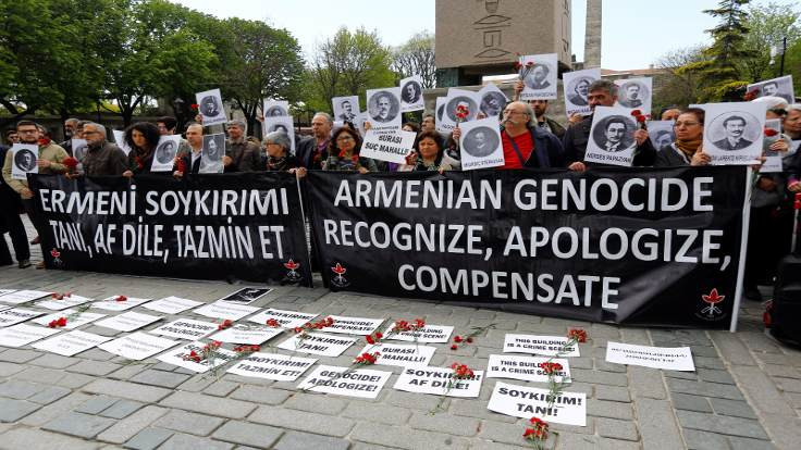 'Af dile': Sultanahmet'te Ermeni Soykırımı anması