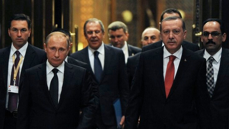  Cumhurbaşkanı Erdoğan, Putin ile görüştü