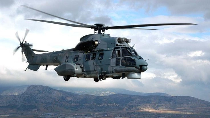 Yunanistan'da askeri helikopter kazası