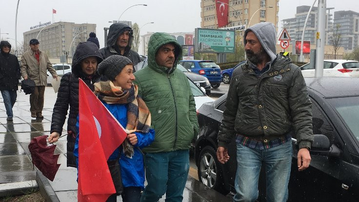 YSK'yi protesto için Ankara'ya yürüdü