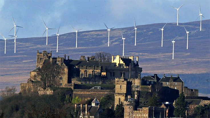İskoçya enerjisini rüzgardan alıyor