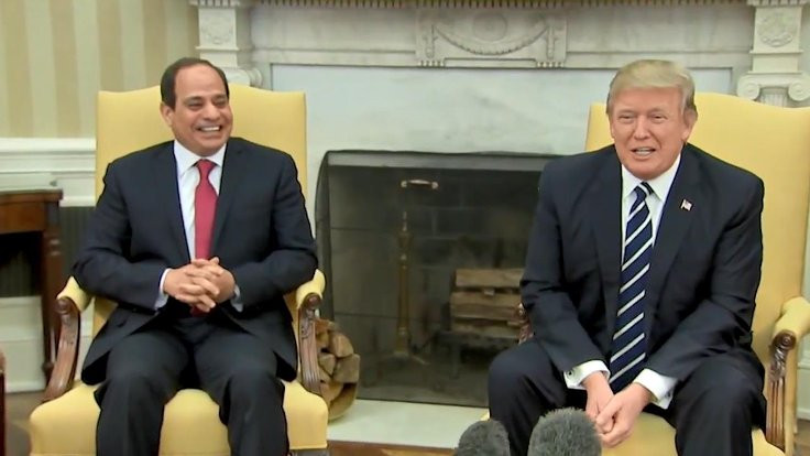 Trump'tan Sisi'ye: Artık büyük bir müttefiğiniz var