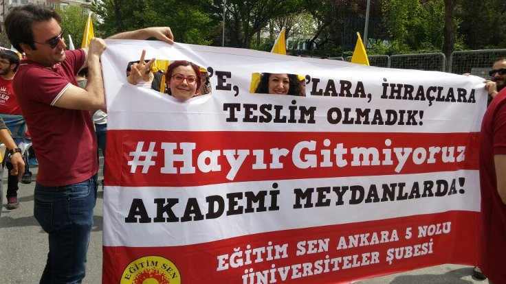 Ankara'da önce anma sonra 1 Mayıs mitingi