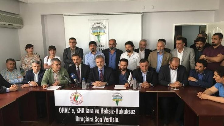 TTB ve Diyarbakır Tabip Odası: İyi hekimler ihraç edildi