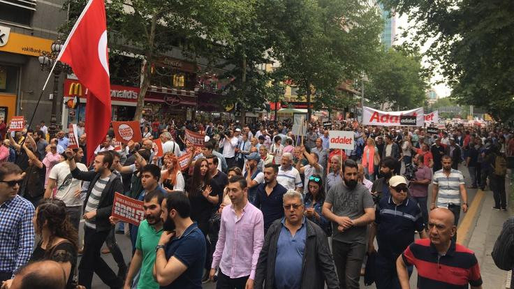 Ankara'dan 'adalet yürüyüşü' başlatıldı