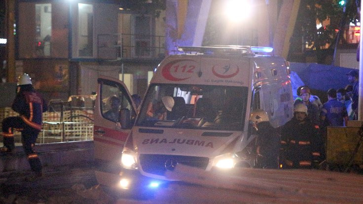 Beşiktaş metrosunda iş kazası