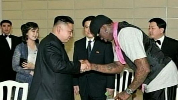 Eski NBA yıldızı Kuzey Kore'yi ziyaret ediyor