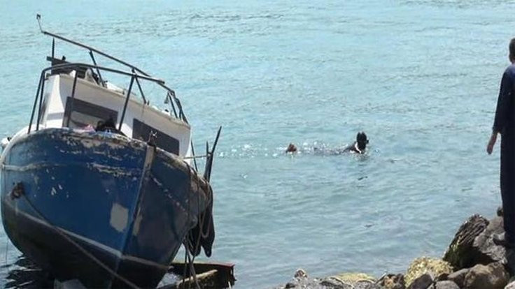 Sarıyer'de tekne kazası