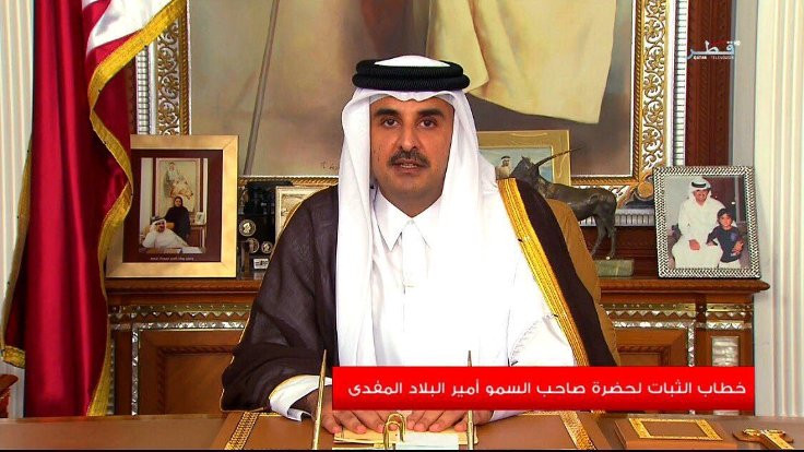 Katar emiri El Sani ilk kez konuştu