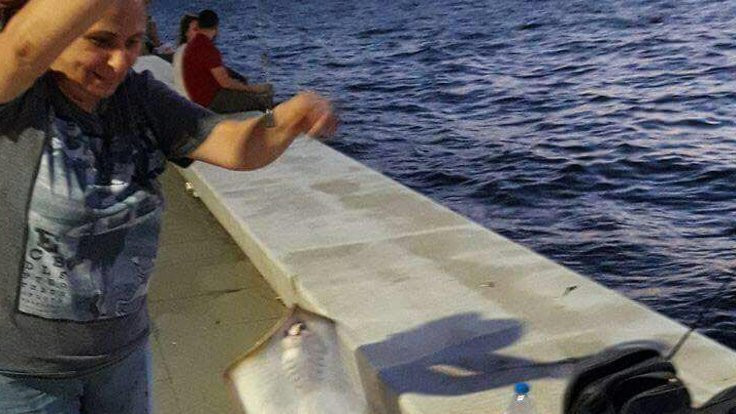 İzmir'de emanet oltayla ölümcül av!